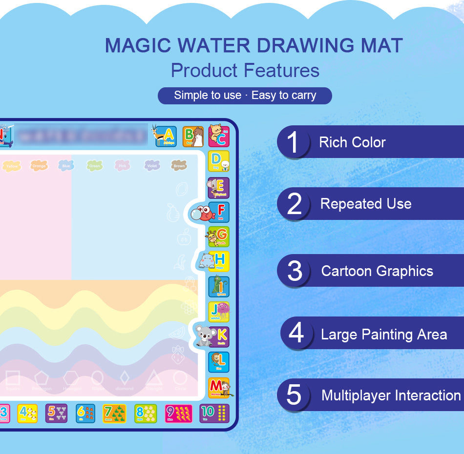 Kiddoz Magic Water Mat